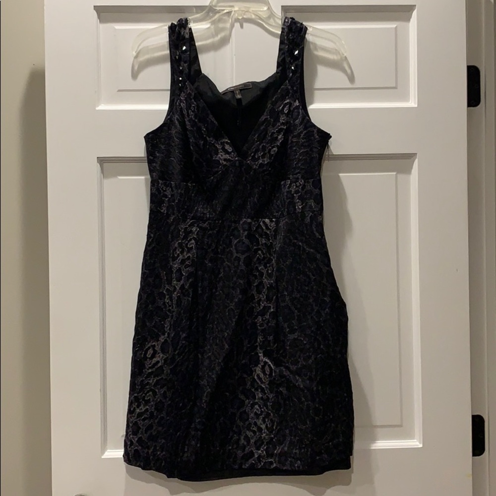 BCBG Max Azria Leopard Cocktail Dress